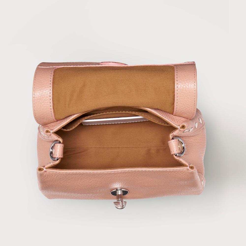 Zanellato BORSA POSTINA® BABY IN PELLE MARTELLATA PINK NUDE | Zanellato Outlet