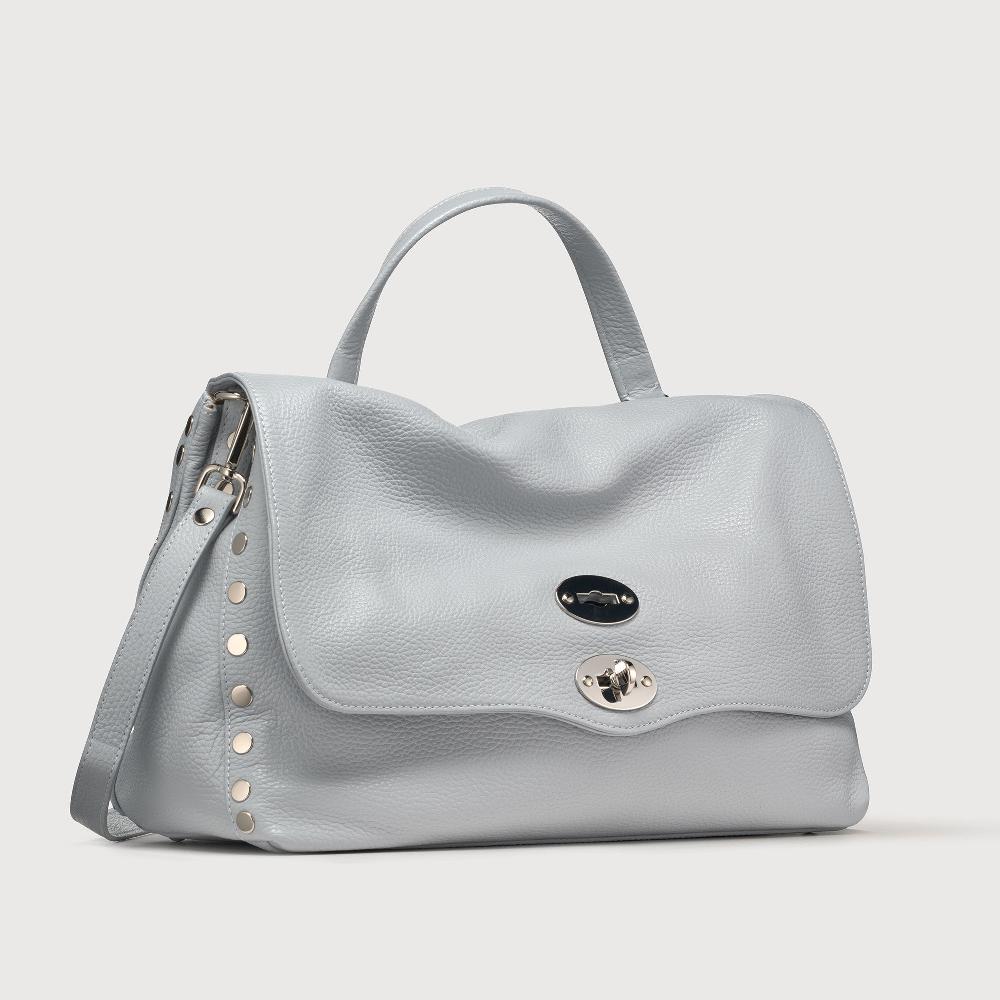 Zanellato BORSA POSTINA® MEDIUM IN PELLE MARTELLATA GREY CLOUD | Zanellato Saldi