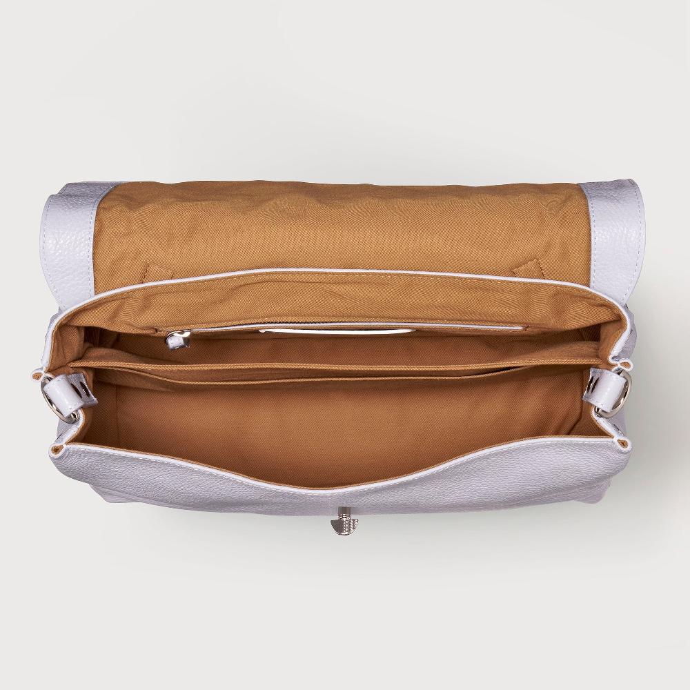 Zanellato BORSA POSTINA® MEDIUM IN PELLE MARTELLATA GREY CLOUD | Zanellato Saldi