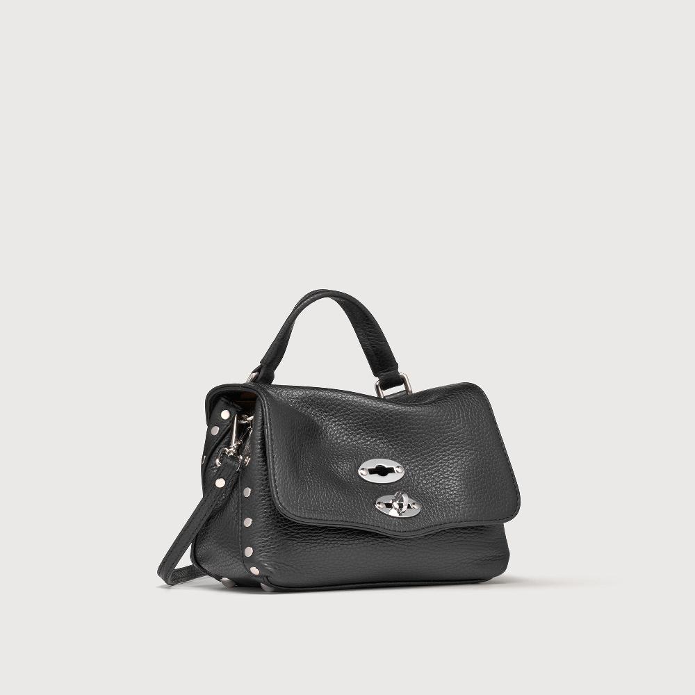 Zanellato BORSA POSTINA® BABY IN PELLE MARTELLATA BLACK NERO | Zanellato Sconti VIP