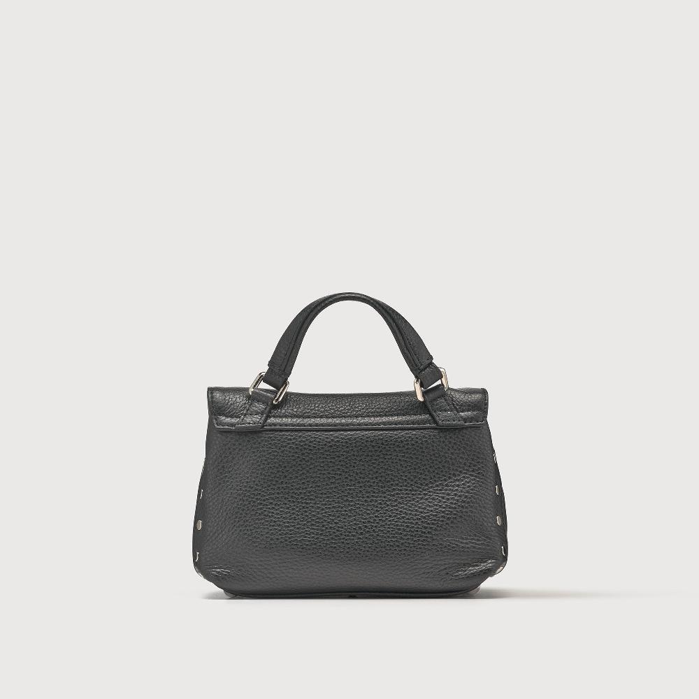 Zanellato BORSA POSTINA® BABY IN PELLE MARTELLATA BLACK NERO | Zanellato Vendita Calda