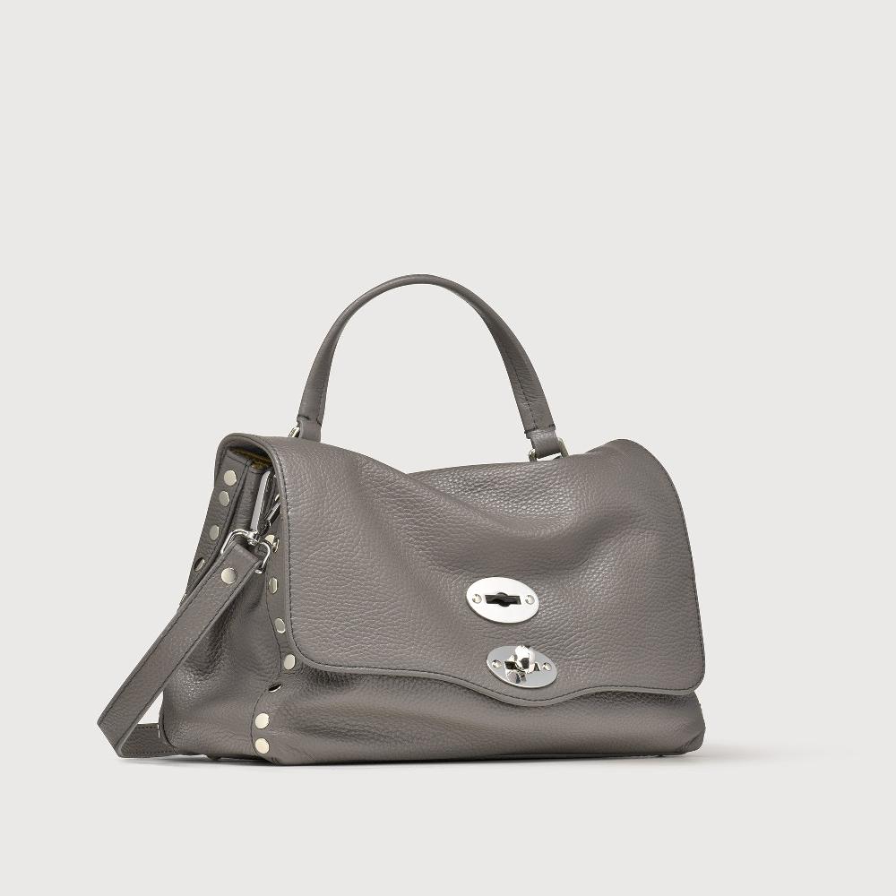 Zanellato BORSA POSTINA® SMALL IN PELLE MARTELLATA GREY MONTEBIANCO | Zanellato I Più Venduti
