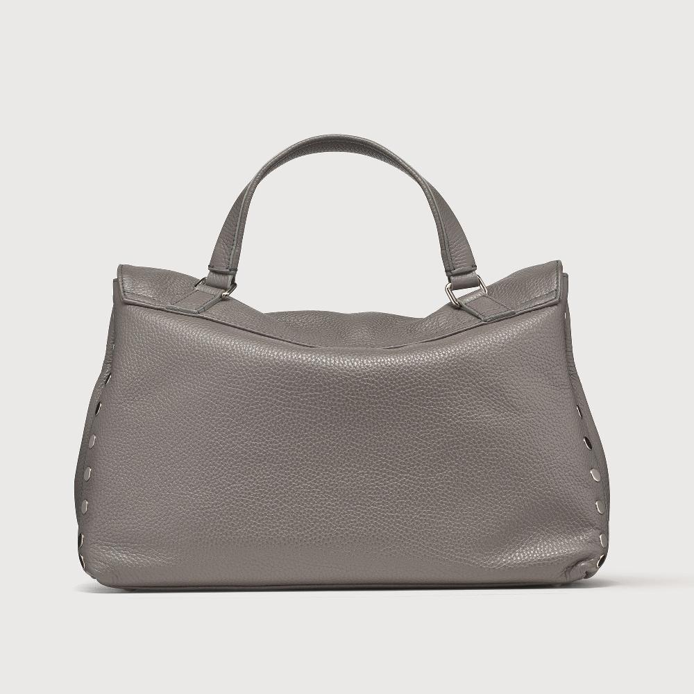 Zanellato BORSA POSTINA® MEDIUM IN PELLE MARTELLATA GREY MONTEBIANCO | Zanellato Vendite Flash