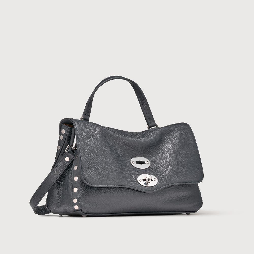 Zanellato BORSA POSTINA® SMALL IN PELLE MARTELLATA DARK NAVY | Zanellato Nuova