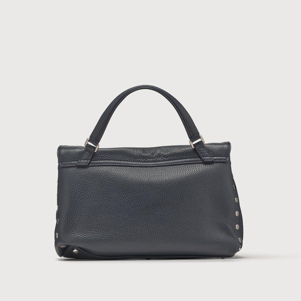 Zanellato BORSA POSTINA® SMALL IN PELLE MARTELLATA DARK NAVY | Zanellato Nuova