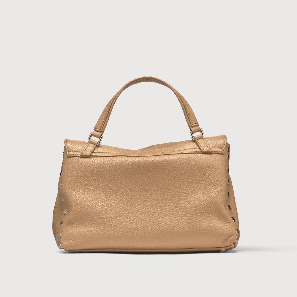 Zanellato BORSA POSTINA® SMALL IN PELLE MARTELLATA BROWN CAPPUCCINO | Zanellato Vendita