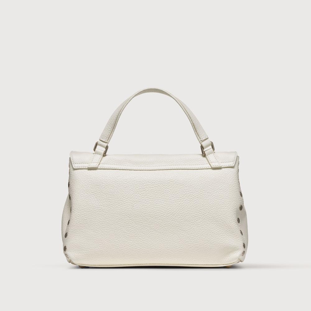 Zanellato BORSA POSTINA® SMALL IN PELLE MARTELLATA BIANCO LATTE | Zanellato Consegna Veloce