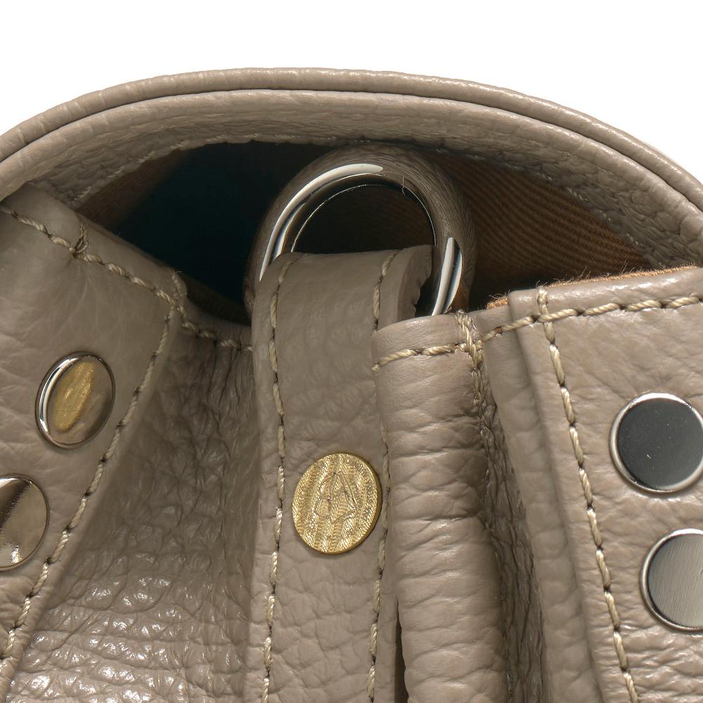 Zanellato BORSA POSTINA® SMALL IN PELLE MARTELLATA CRETA | Zanellato Fino Al -60%