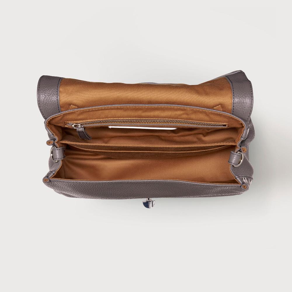 Zanellato BORSA POSTINA® SMALL IN PELLE MARTELLATA MONTEBIANCO | Zanellato Shopping Online