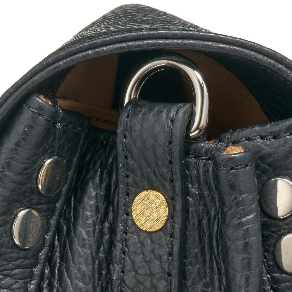 Zanellato BORSA POSTINA® SMALL IN PELLE MARTELLATA BLACK NERO | Zanellato Affare Del Giorno
