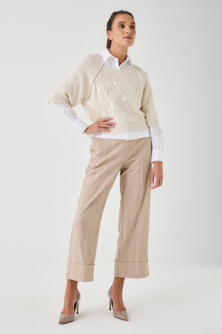 Zanetti 1965 Maglione con paillettes Shopping Online