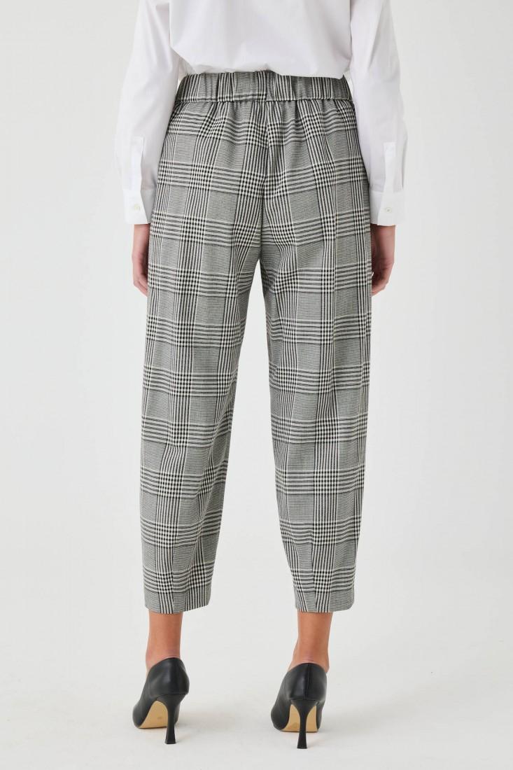 Zanetti 1965 Pantaloni carrot tartan Online
