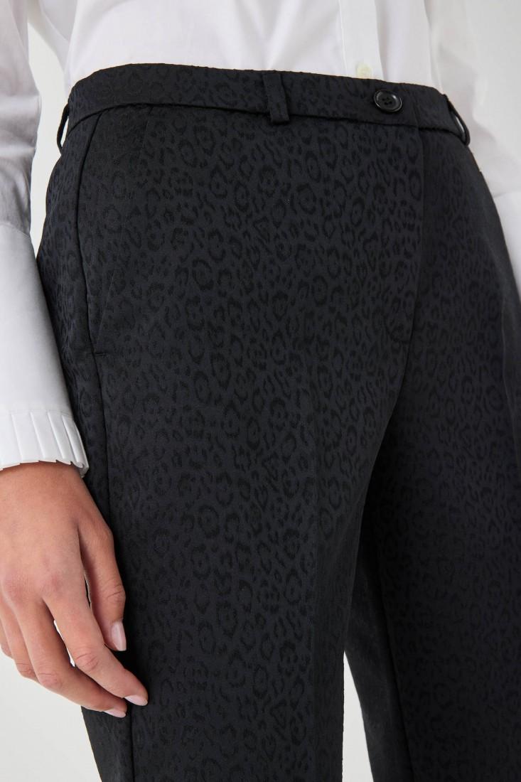 Zanetti 1965 Pantalone stretch animalier Outlet