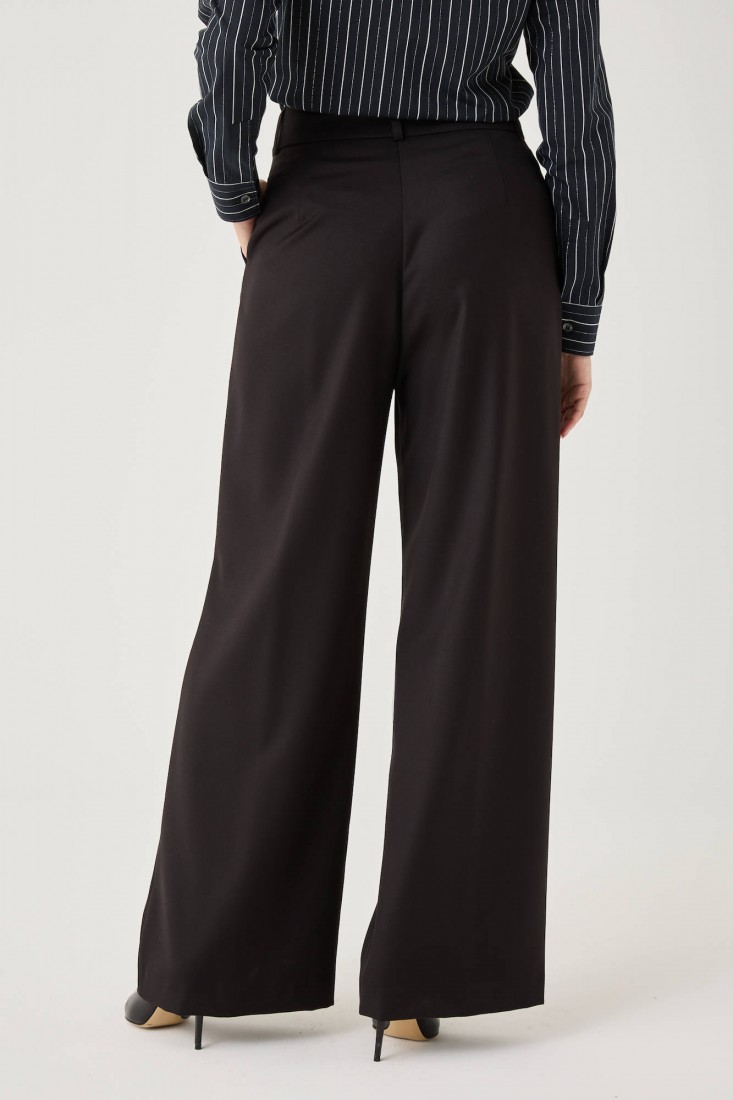 Zanetti 1965 Pantalone ampio in caldo misto viscosa stretch In Vendita