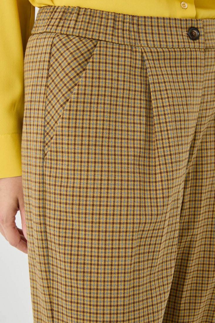 Zanetti 1965 Pantalone carrot pied de poule Saldi