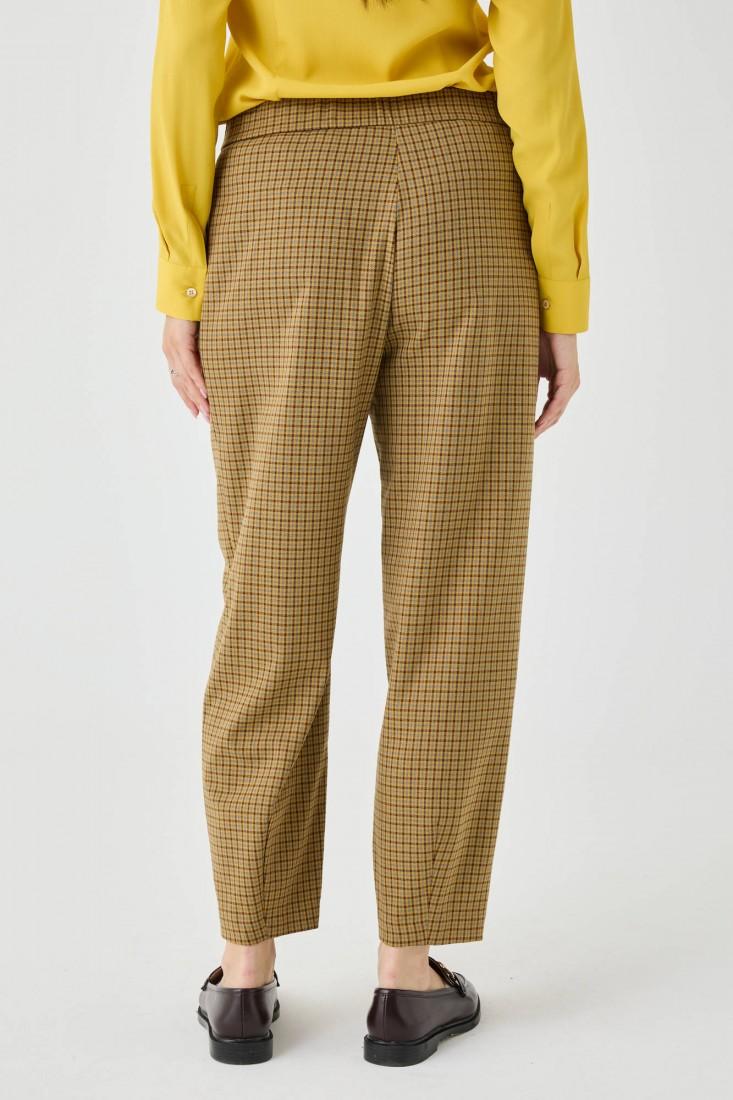 Zanetti 1965 Pantalone carrot pied de poule Saldi