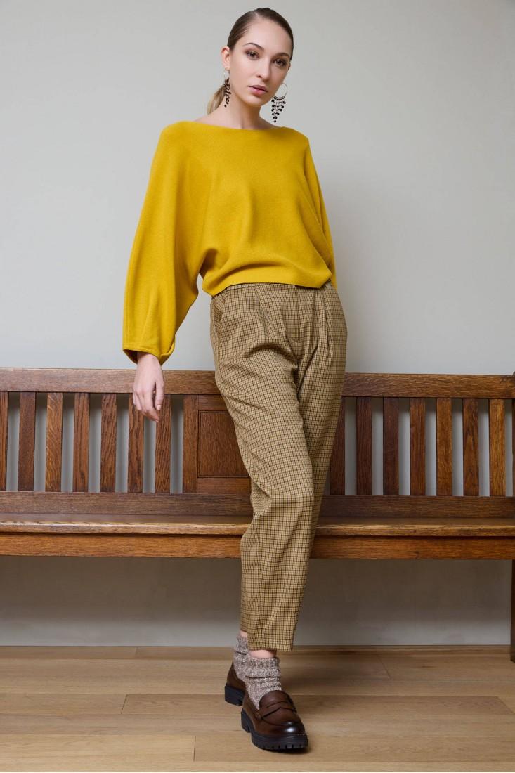 Zanetti 1965 Pantalone carrot pied de poule Saldi