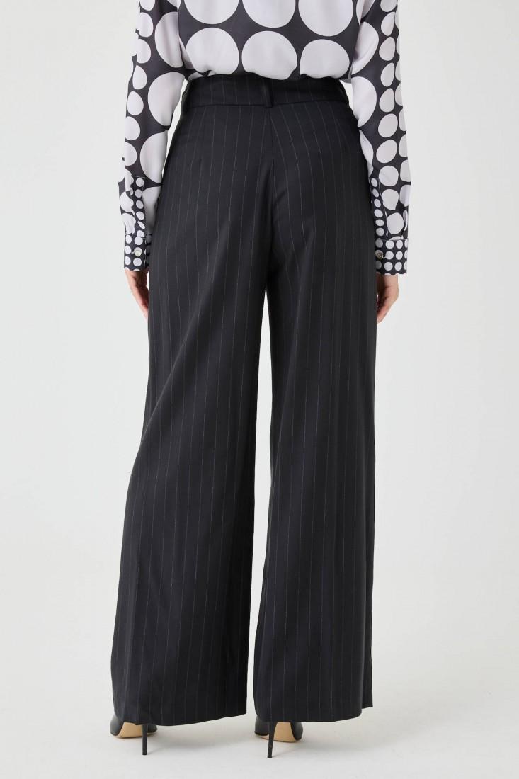 Zanetti 1965 Pantalone ampio gessato Negozio