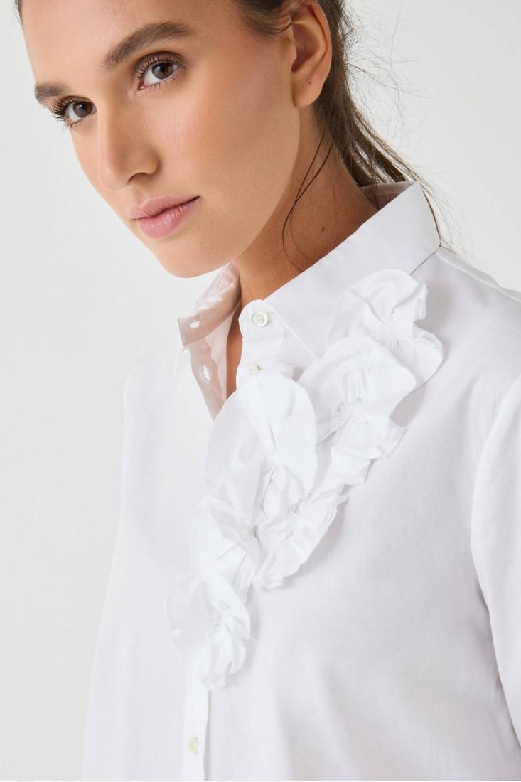 Zanetti 1965 Camicia con applicazione floreale Moda