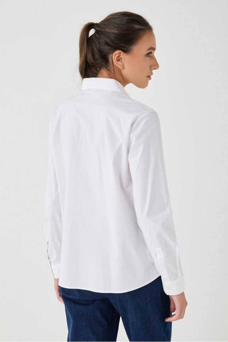 Zanetti 1965 Camicia con applicazione floreale Moda