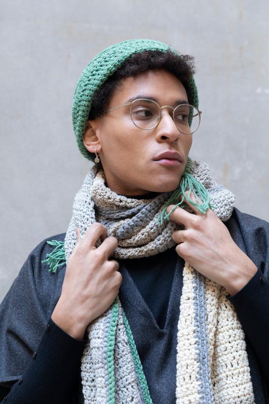﻿Zerobarracento Hand-knitted wool scarf Affare Del Giorno