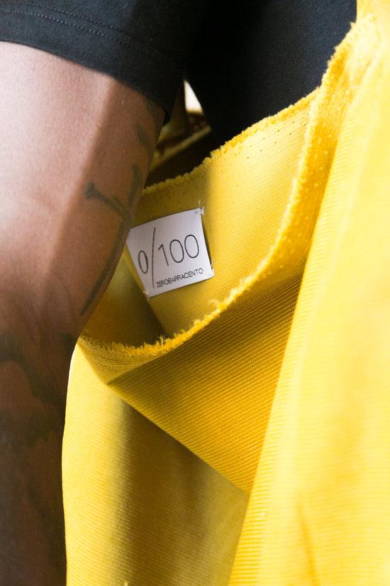 ﻿Zerobarracento Comfy mustard velour shopper Sconto