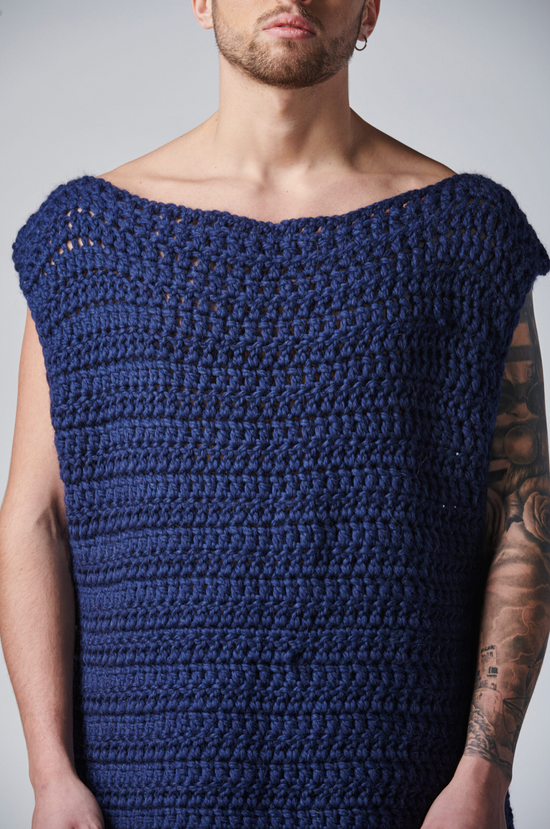﻿Zerobarracento TIISHATSU hand knitted t-shirt Outlet