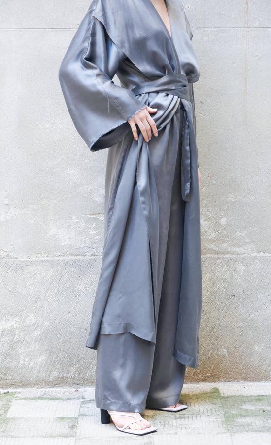 ﻿Zerobarracento Low Waist Long Wide Pants 100% Bemberg Soddisfazione Garantita