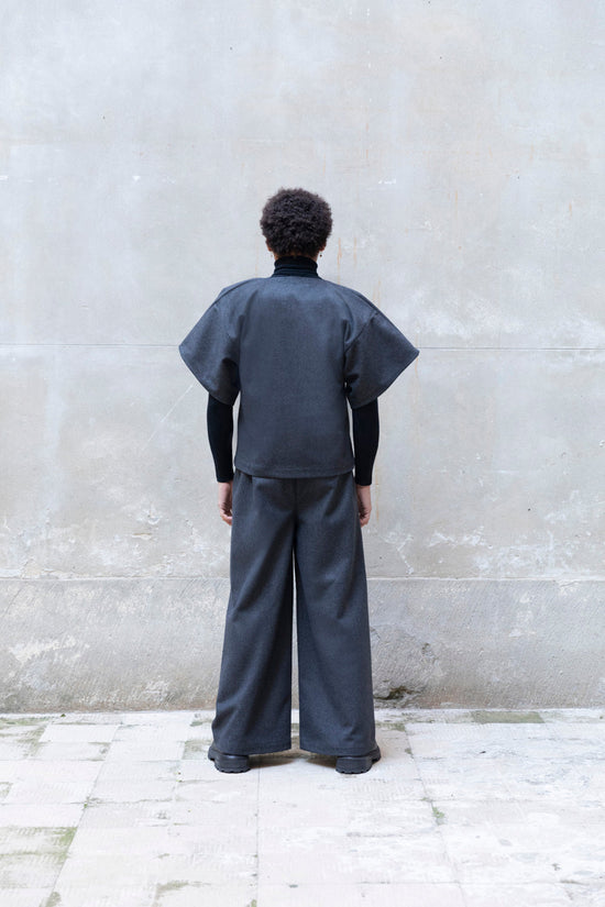 ﻿Zerobarracento Wide-Leg Long Pants Promozione Limitata