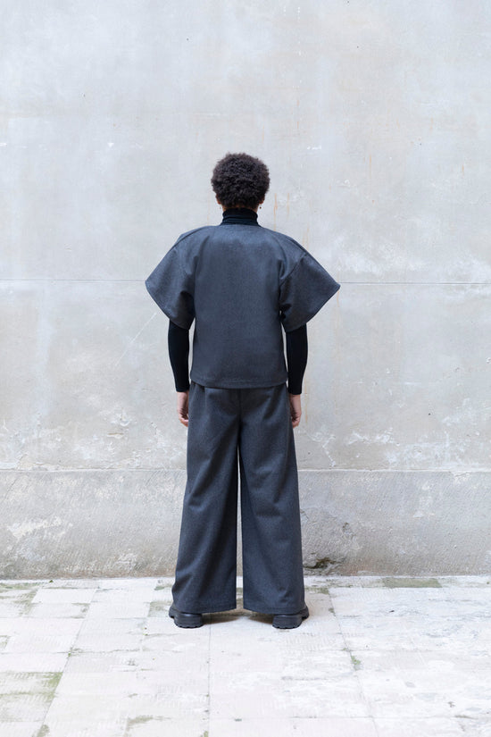 ﻿Zerobarracento Wide-Leg Long Pants Promozione Limitata