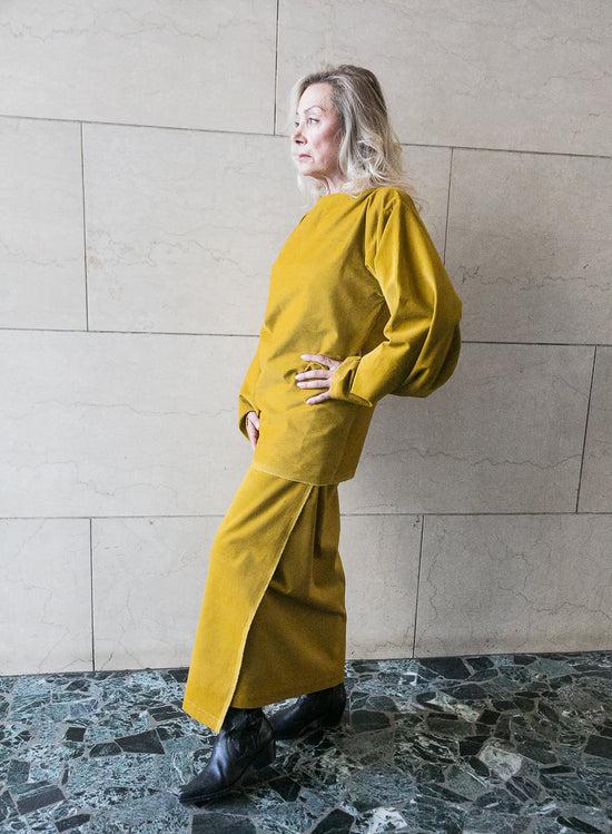 ﻿Zerobarracento Long sleeves bateau collar shirt Offerta