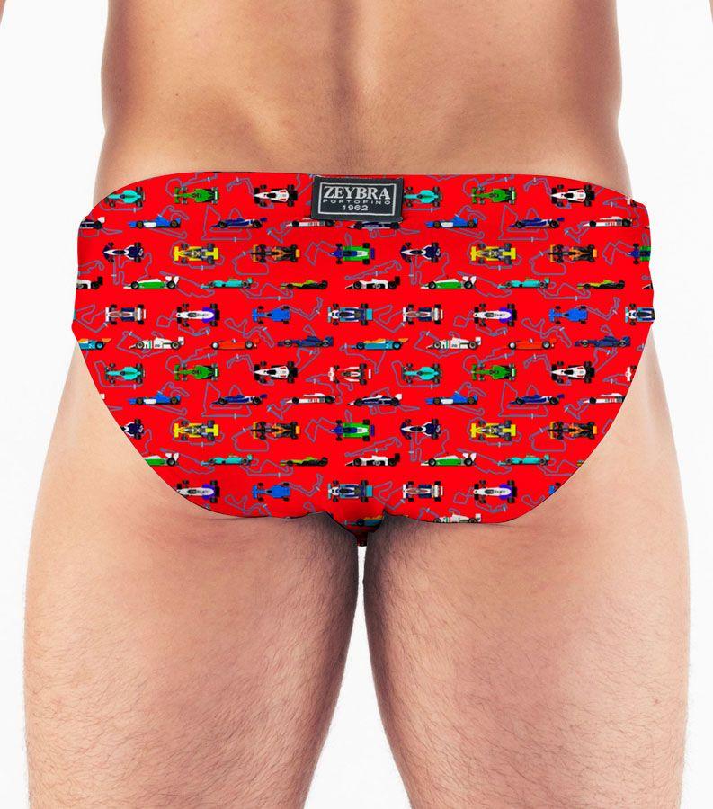 Zeybra SLIP UOMO FORMULA 1 RED RACE Vendite Flash