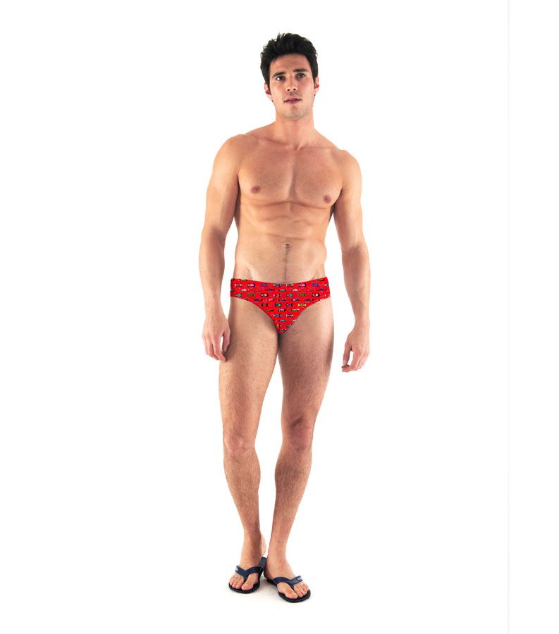 Zeybra SLIP UOMO FORMULA 1 RED RACE Vendite Flash