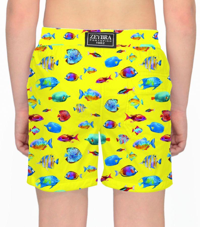 Zeybra COSTUME BAMBINO PESCI GIALLO FLUO Hotsell