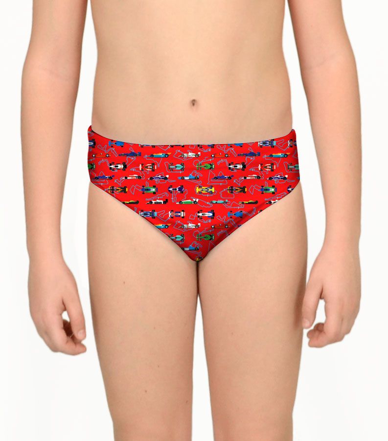 Zeybra SLIP BAMBINO FORMULA 1 RED RACE Soddisfazione Garantita