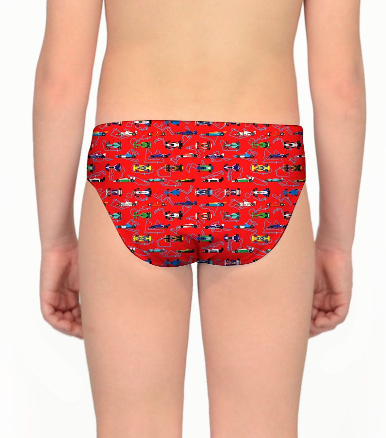Zeybra SLIP BAMBINO FORMULA 1 RED RACE Soddisfazione Garantita