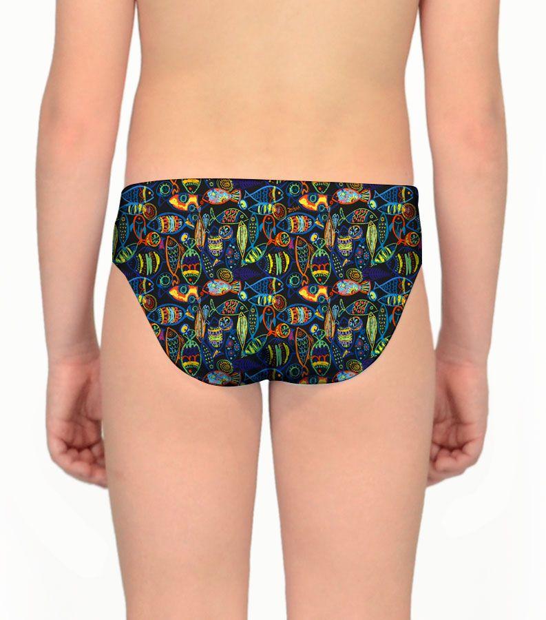 Zeybra SLIP BAMBINO PESCI CRAYON NERO Qualità Garantita