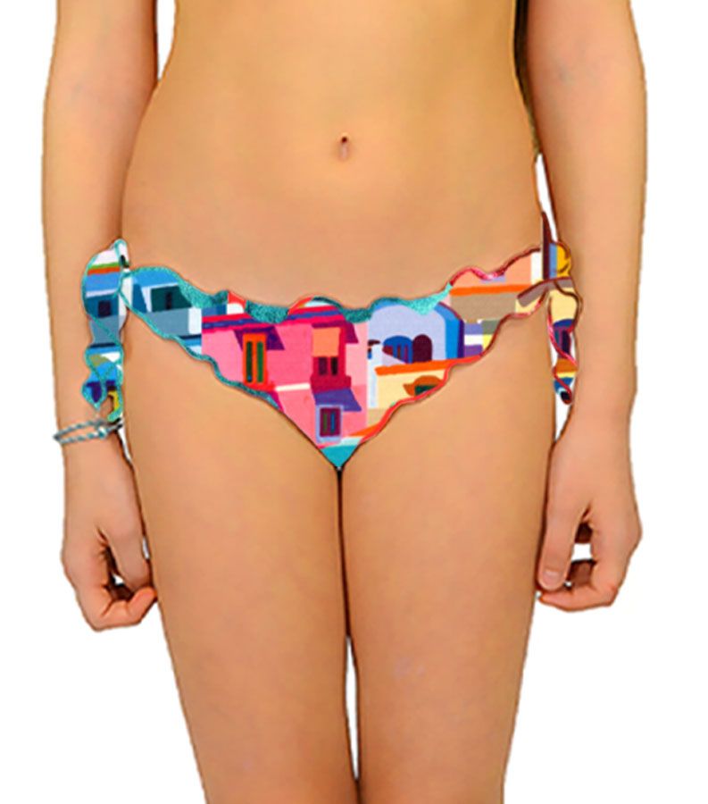 Zeybra SLIP BAMBINA REVERSIBILE AMALFI GIALLO Saldi Di Fabbrica