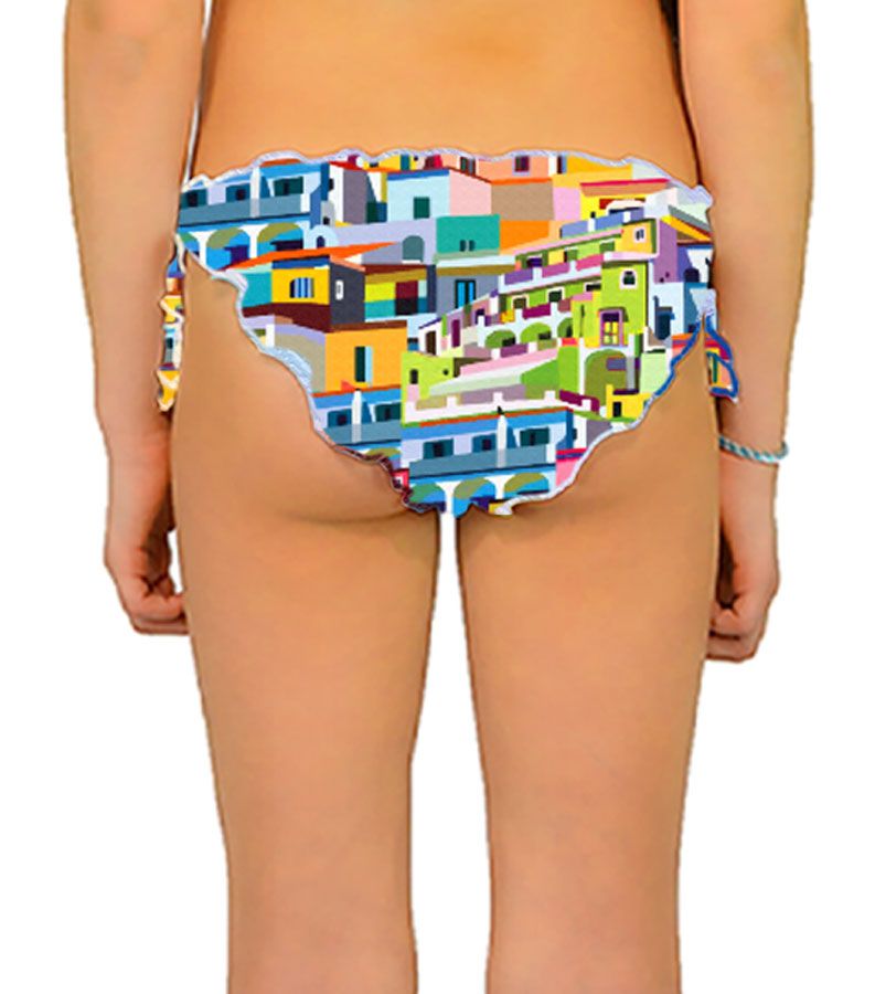 Zeybra SLIP BAMBINA REVERSIBILE AMALFI GIALLO Saldi Di Fabbrica