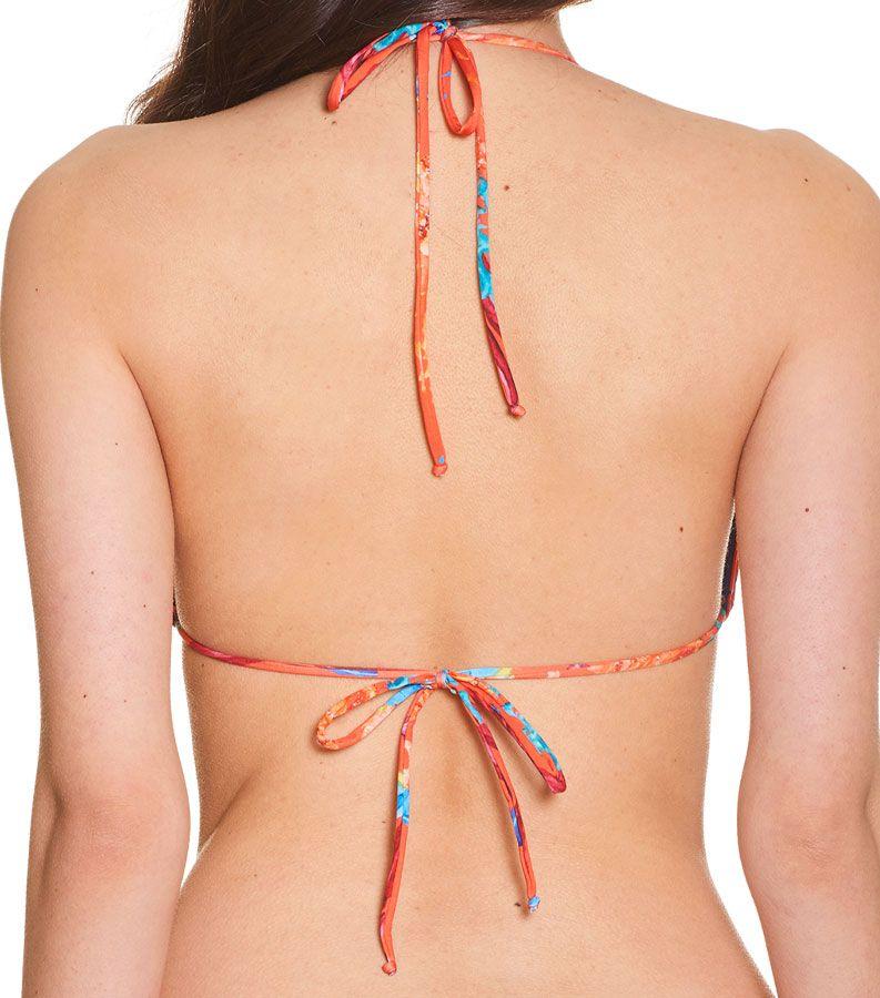 Zeybra TRIANGOLO DONNA REVERSIBILE CORALLI ORANGE Spedizione Gratuita