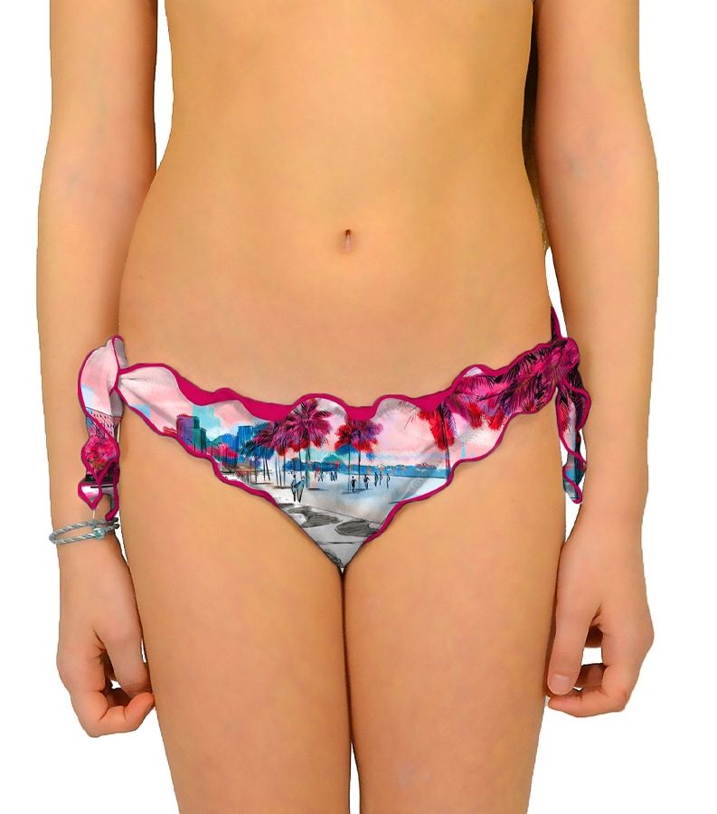 Zeybra SLIP BAMBINA ARRICCIATO BRASILE ROSA Sconto
