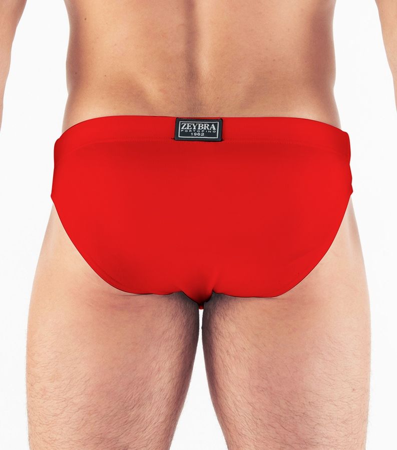 Zeybra SLIP UOMO TINTA UNITA RED RACE Negozio