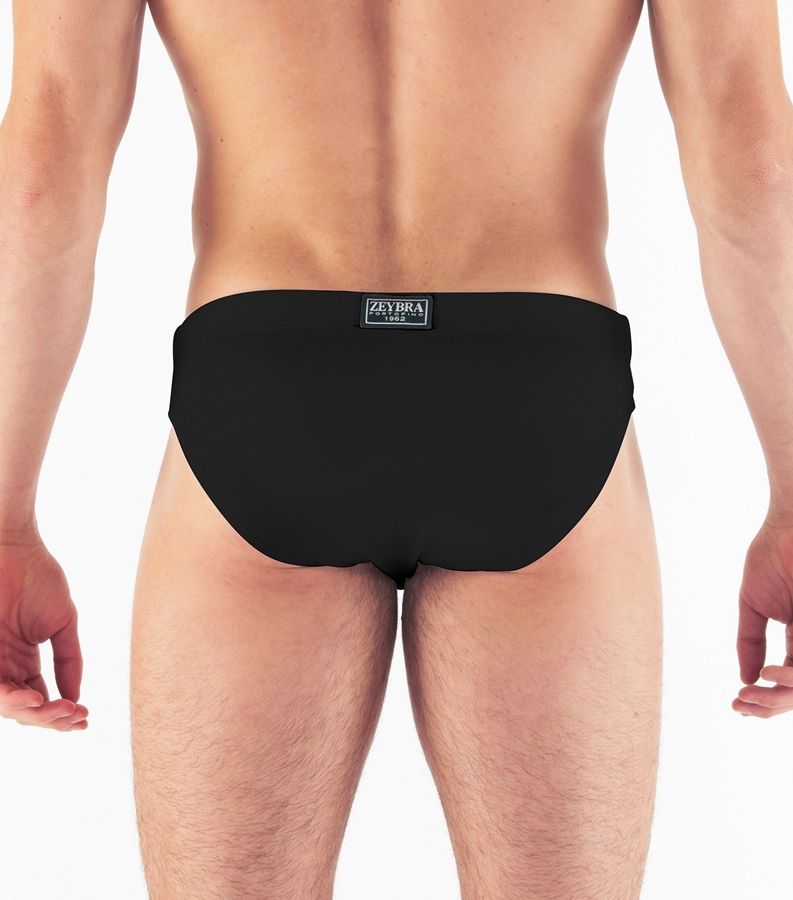 Zeybra SLIP UOMO TINTA UNITA BLACK Nuova