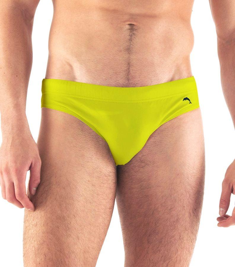 Zeybra SLIP UOMO TINTA UNITA GIALLO FLUO Italia