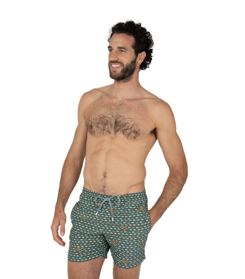 Zeybra COSTUME UOMO BRANCO PESCI MILITY Italia