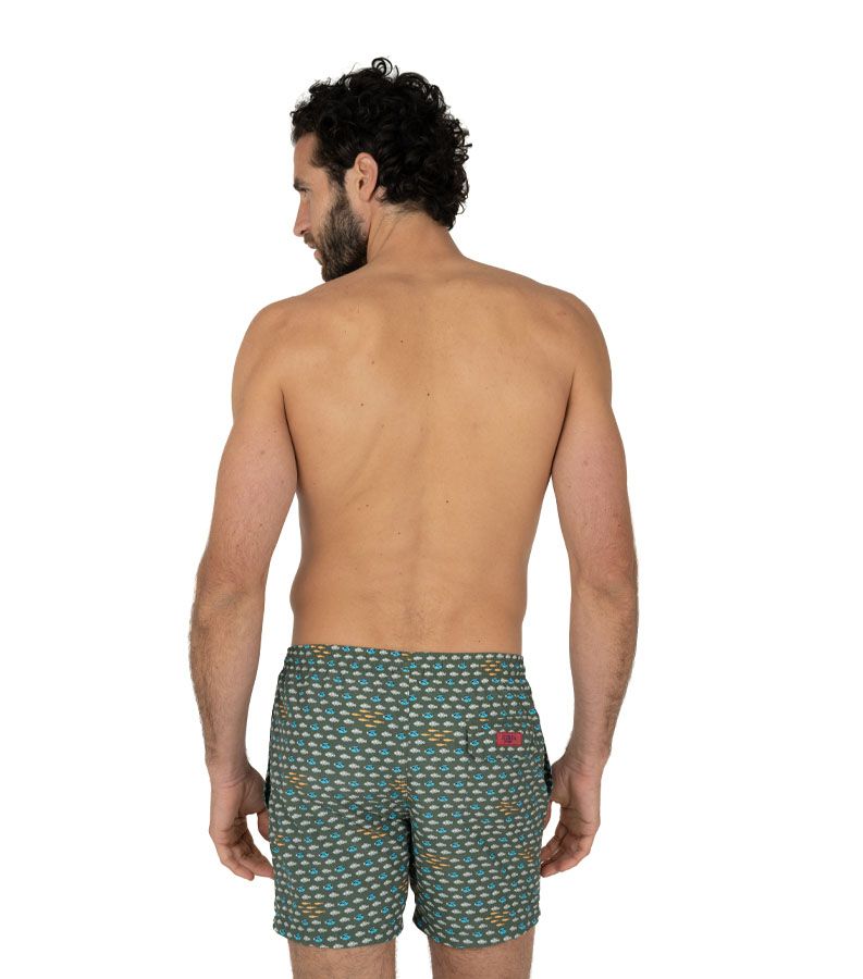 Zeybra COSTUME UOMO BRANCO PESCI MILITY Italia