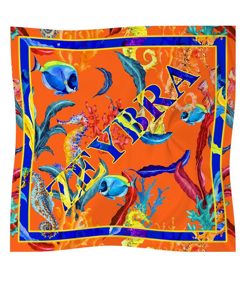 Zeybra FOULARD DONNA CORALLI ORANGE Vendita Calda