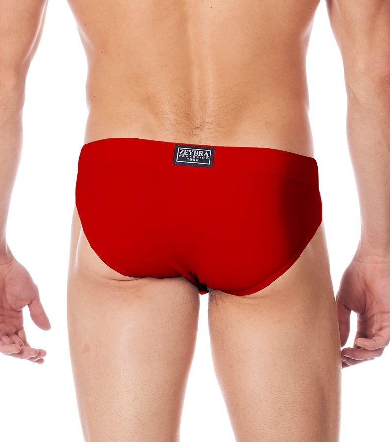 Zeybra SLIP ALTO UOMO TINTA UNITA RED RACE Sottocosto