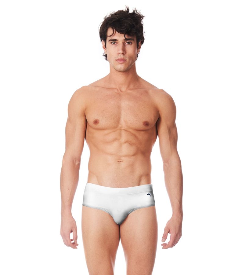 Zeybra SLIP ALTO UOMO TINTA UNITA BIANCO Spedizione Gratuita