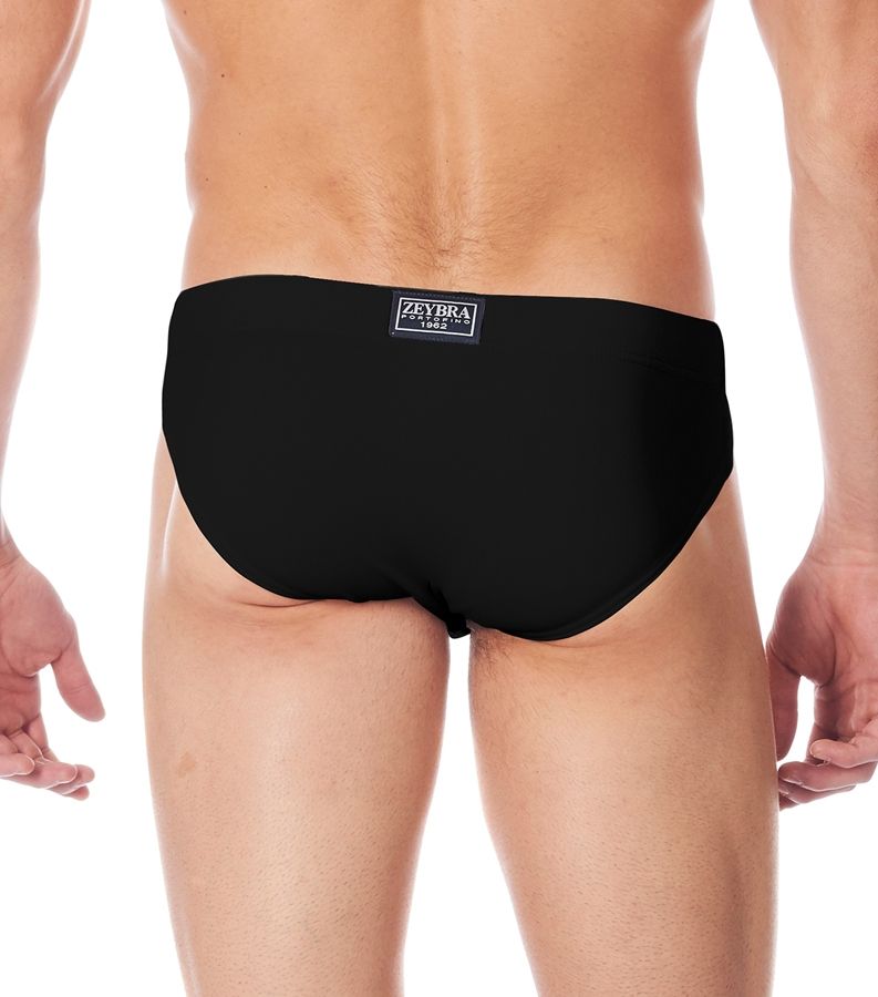 Zeybra SLIP ALTO UOMO TINTA UNITA BLACK Pezzi Unici